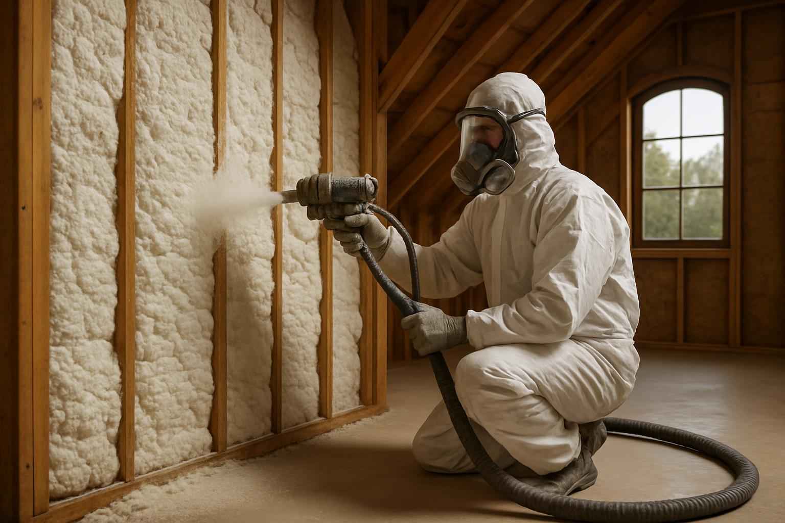 Spray Foam Insulation Repair Service in Comfort TX