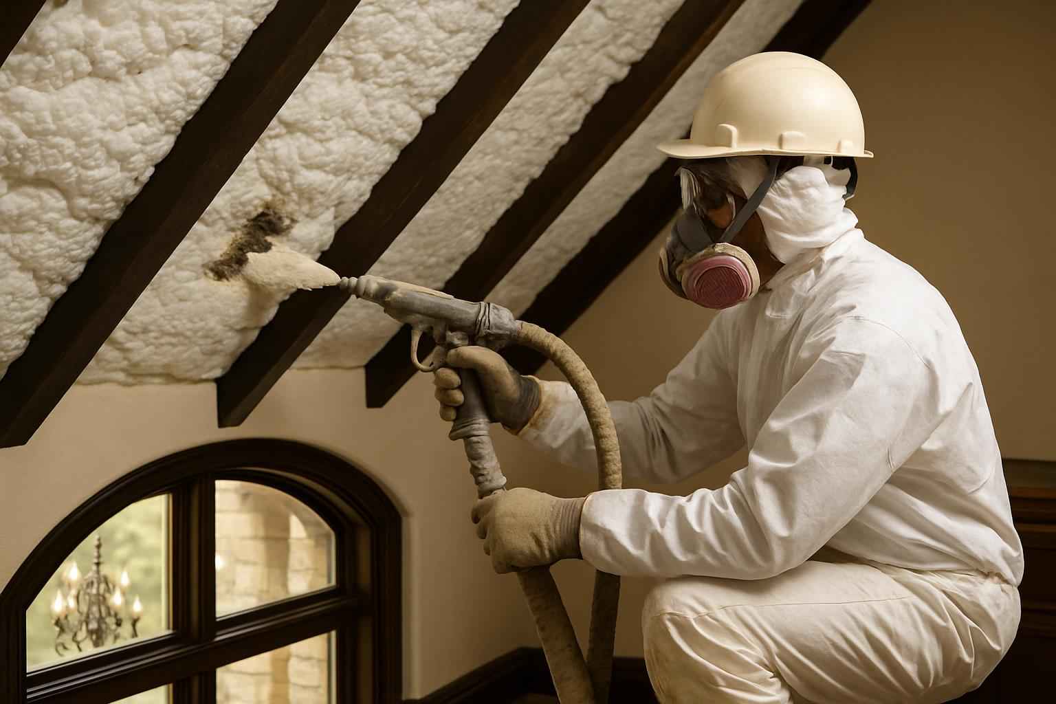 Spray Foam Insulation Repair Service in Doss TX