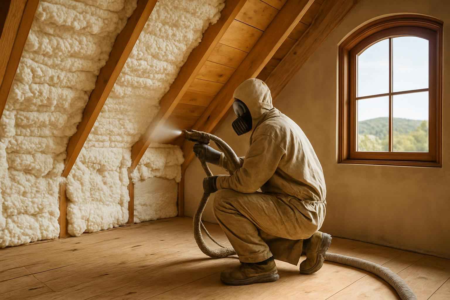 Spray Foam Insulation Repair Service in Harper TX