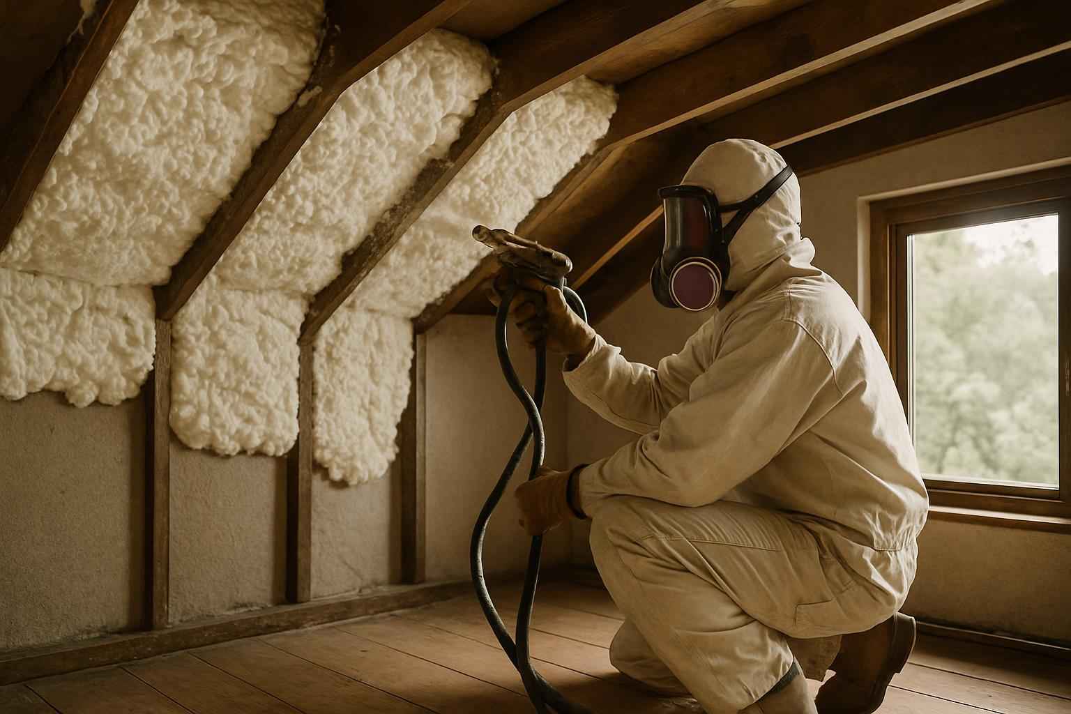 Spray Foam Insulation Repair Service in Ingram TX