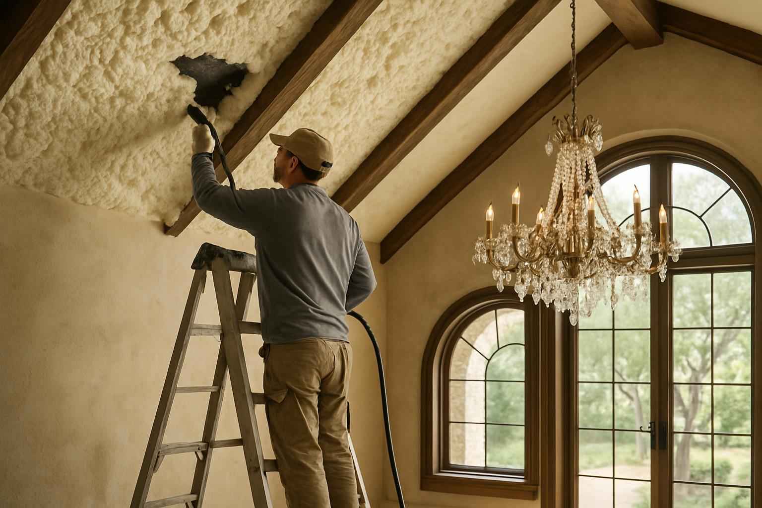 Spray Foam Insulation Repair Service in Sisterdale TX