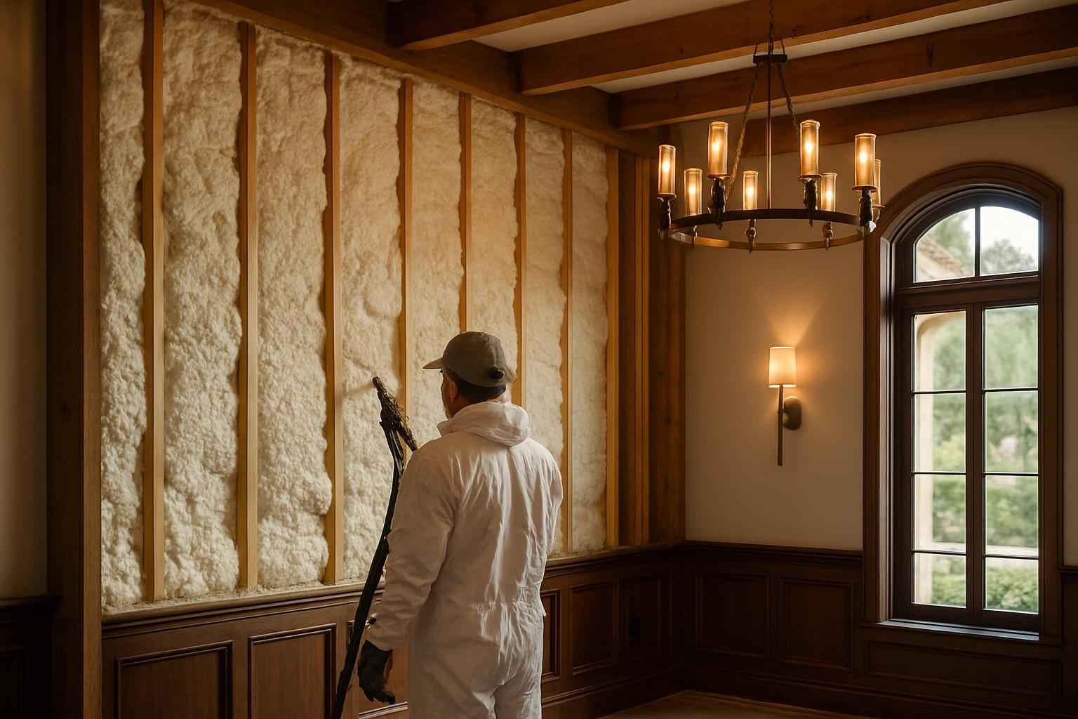 Tenant Finish Foam Insulation in Comfort TX