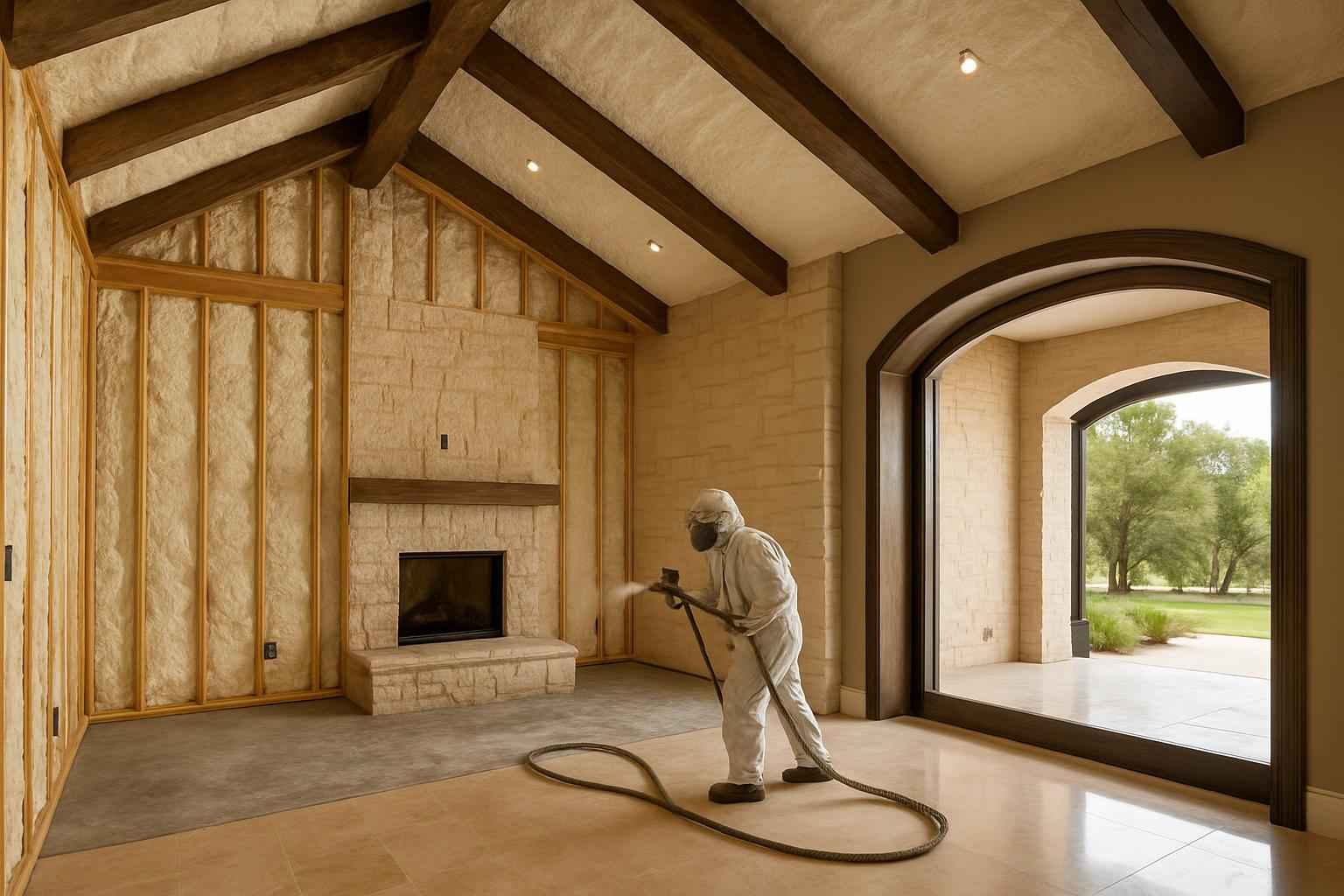 Tenant Finish Foam Insulation in Harper TX