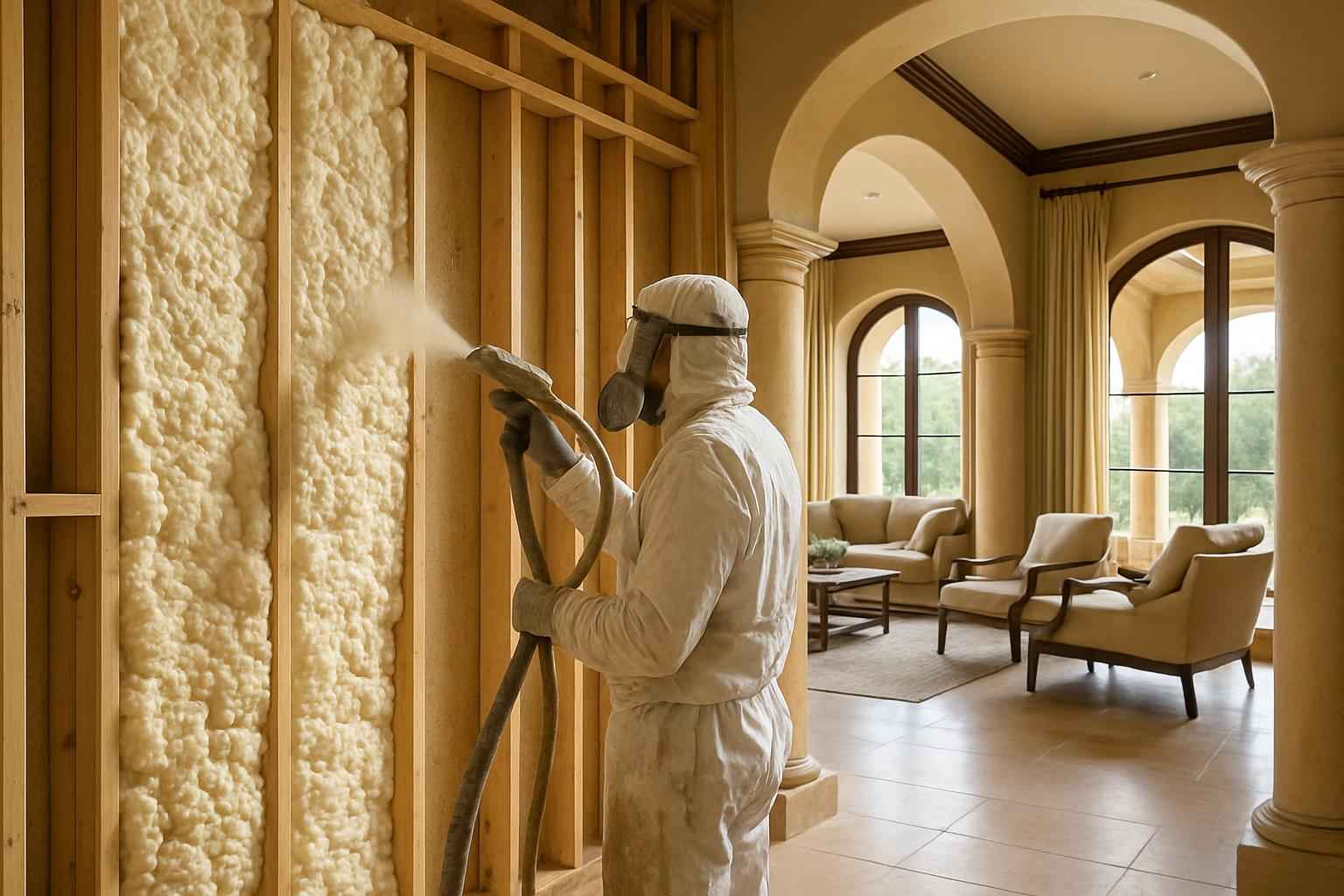 Tenant Finish Foam Insulation in Kerrville TX