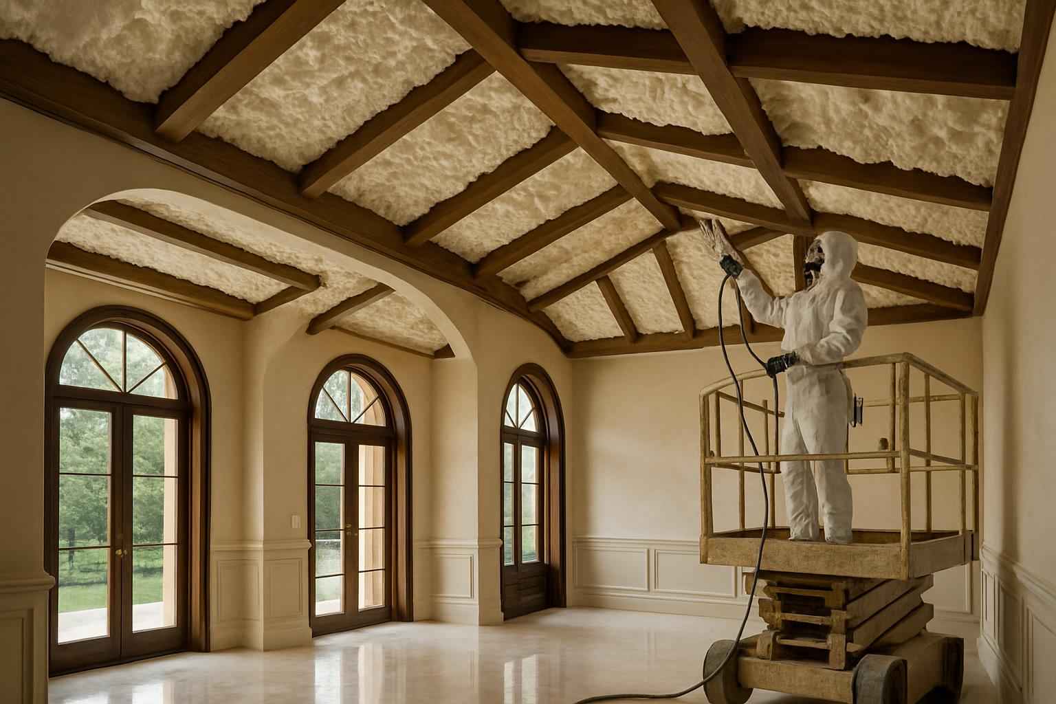 Tenant Finish Foam Insulation in Waring TX