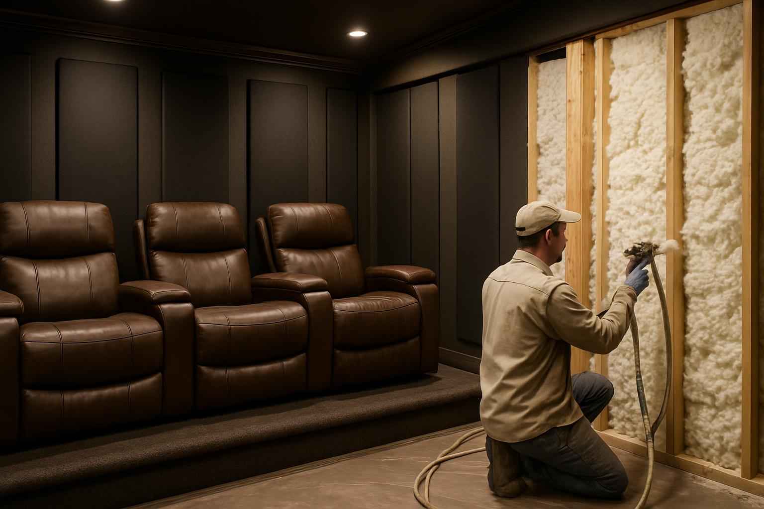 Theater Room Foam Installer in Blanco TX