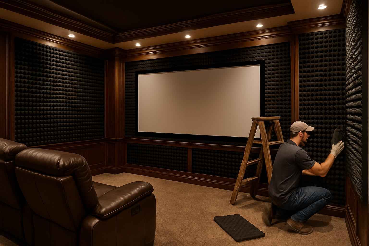 Theater Room Foam Installer in Center Point TX