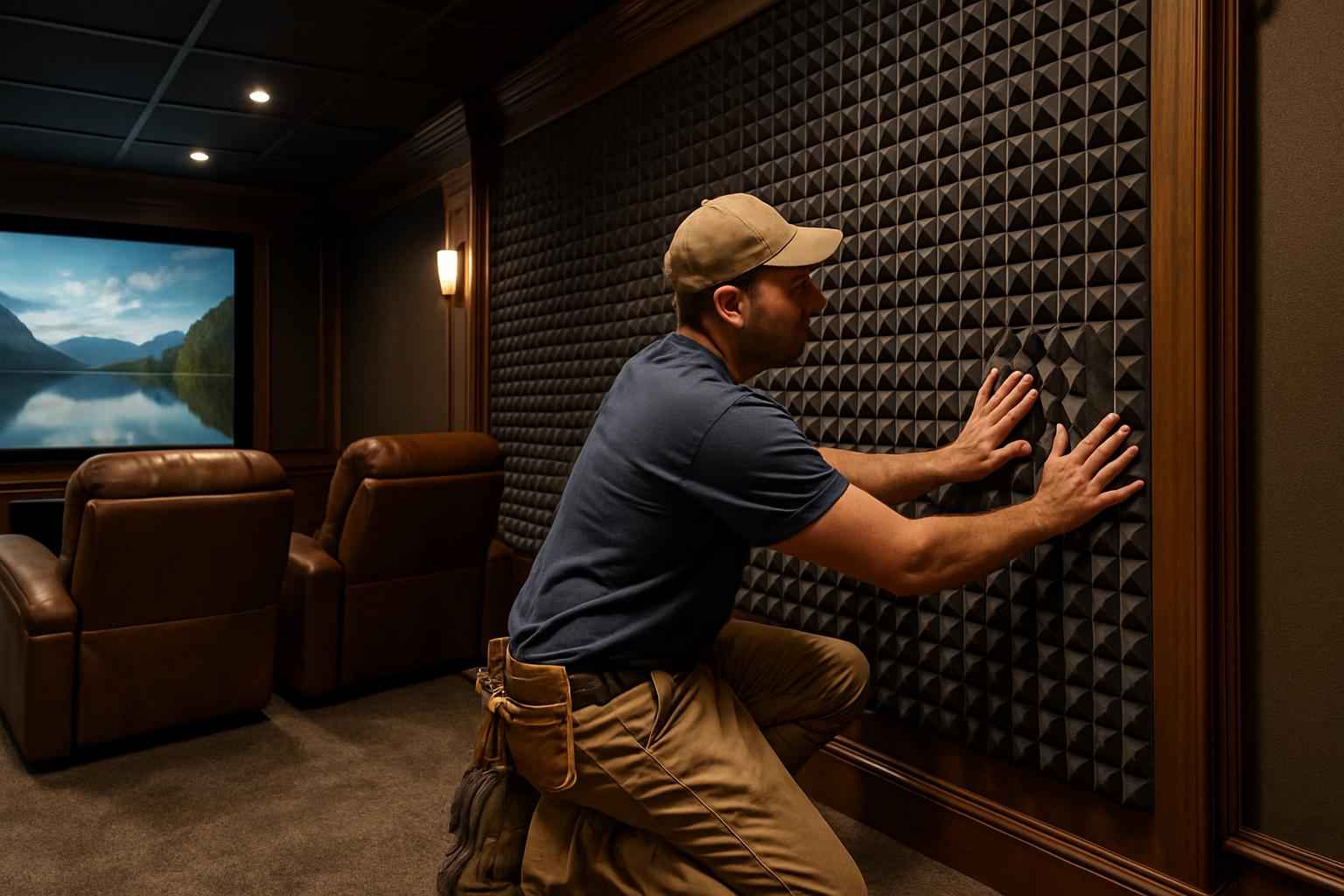 Theater Room Foam Installer in Comfort TX