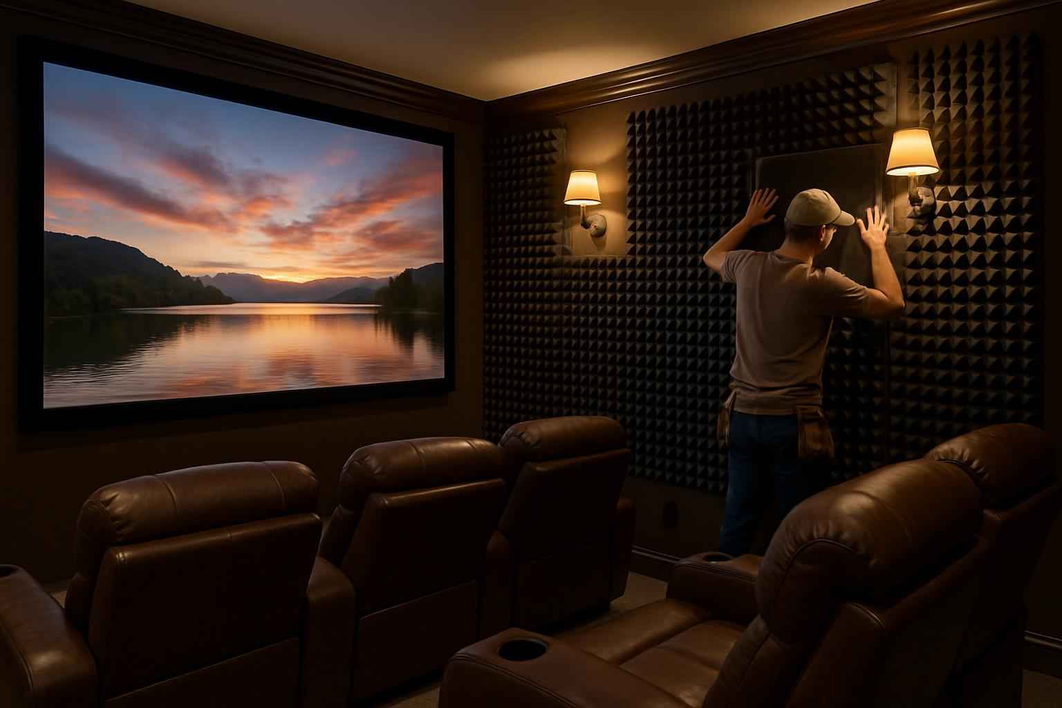 Theater Room Foam Installer in Doss TX