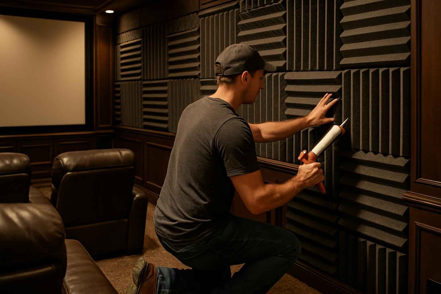 Theater Room Foam Installer in Harper TX
