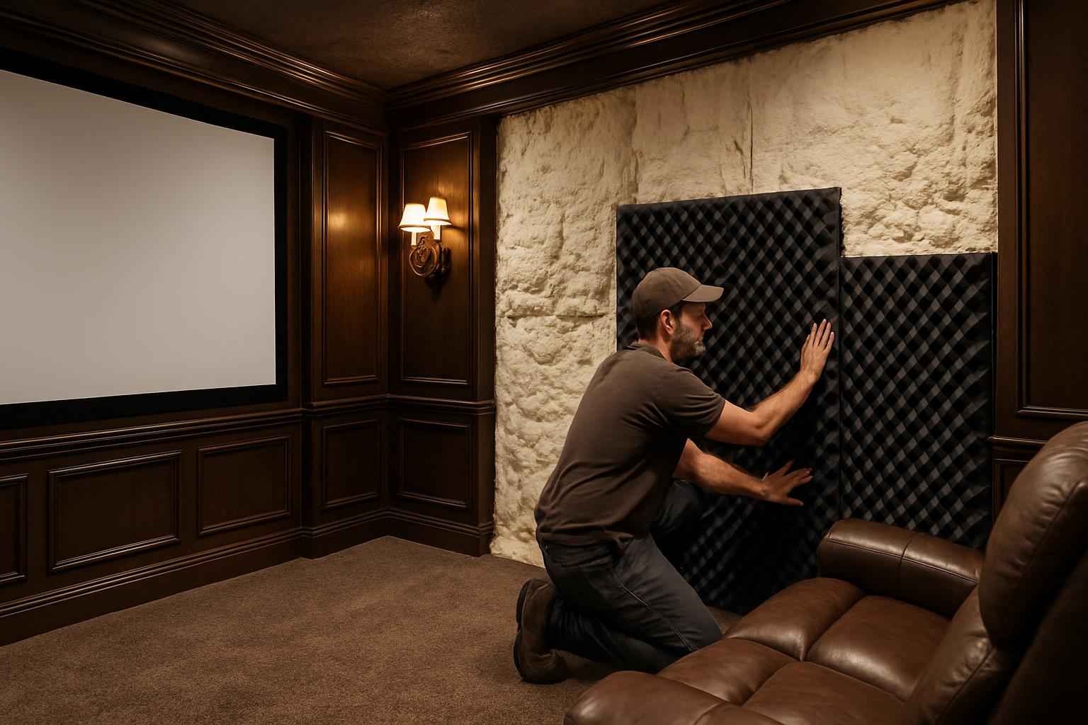 Theater Room Foam Installer in Ingram TX