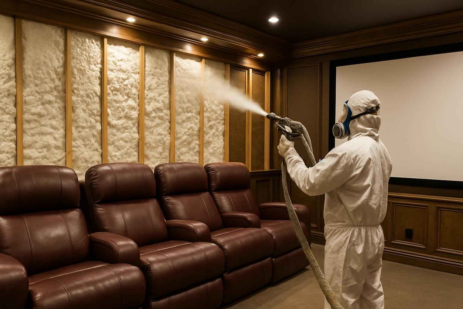 Theater Room Foam Installer in Sisterdale TX