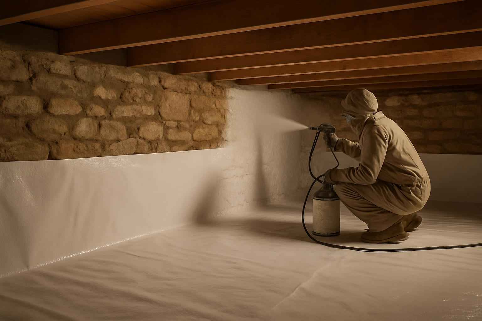 Vapor Barrier Coating Service in Center Point TX