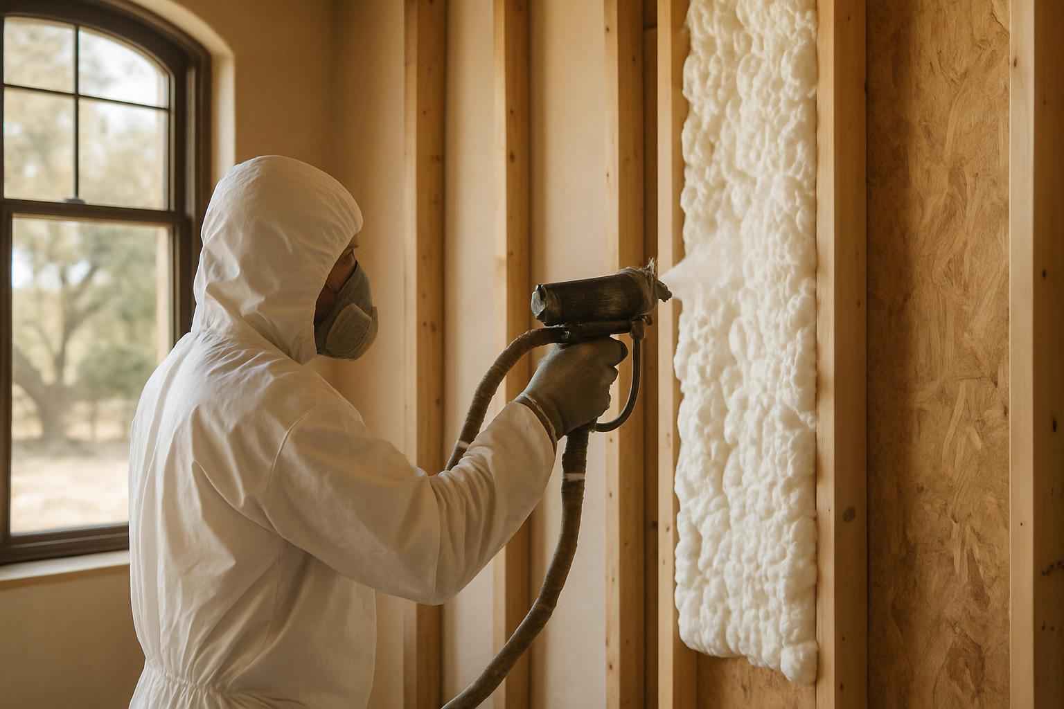 Wall Cavity Foam Injection Service in Sisterdale TX