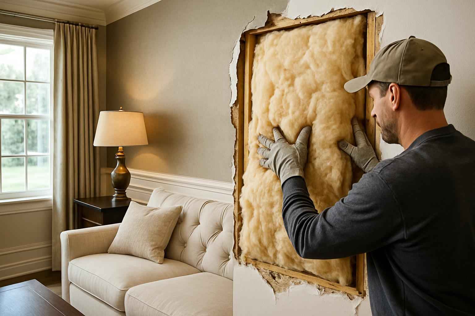 Wall Insulation Repair in Johnson City TX