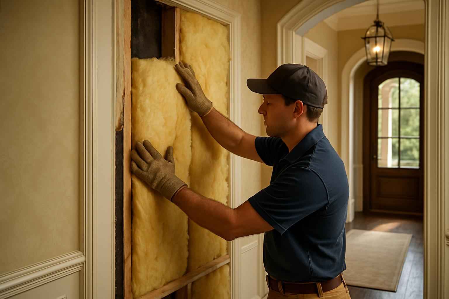 Wall Insulation Repair in Waring TX