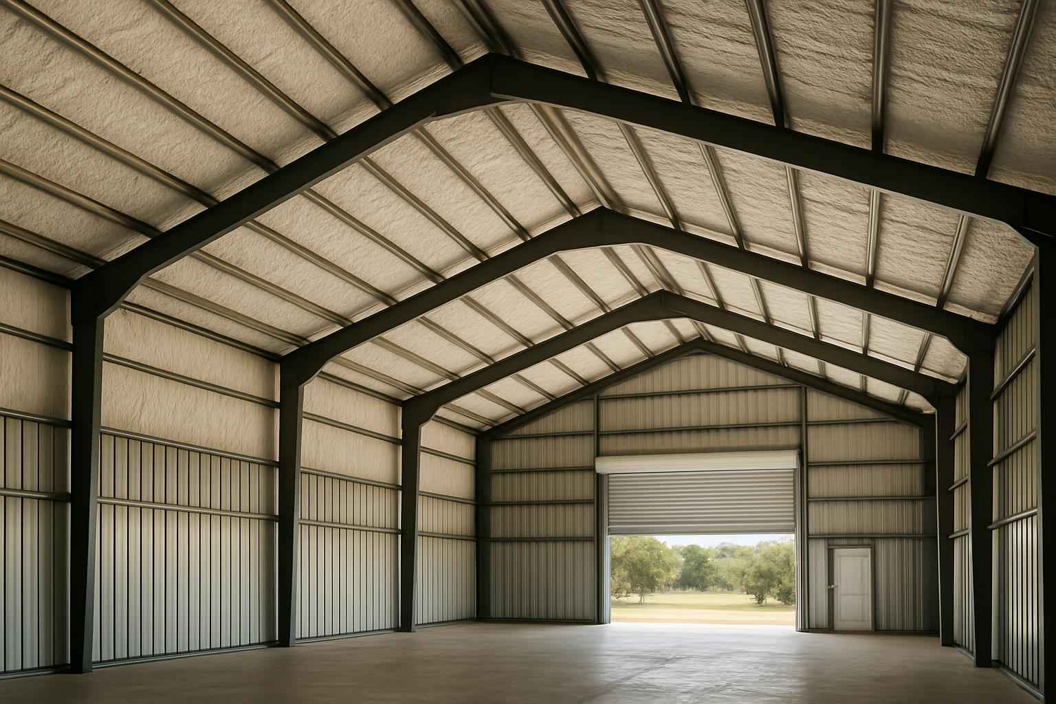 Warehouse Metal Roof Foam in Blanco TX