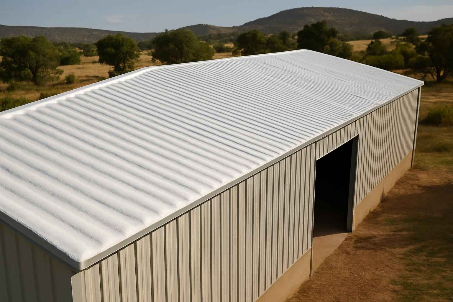 Warehouse Metal Roof Foam in Camp Verde TX