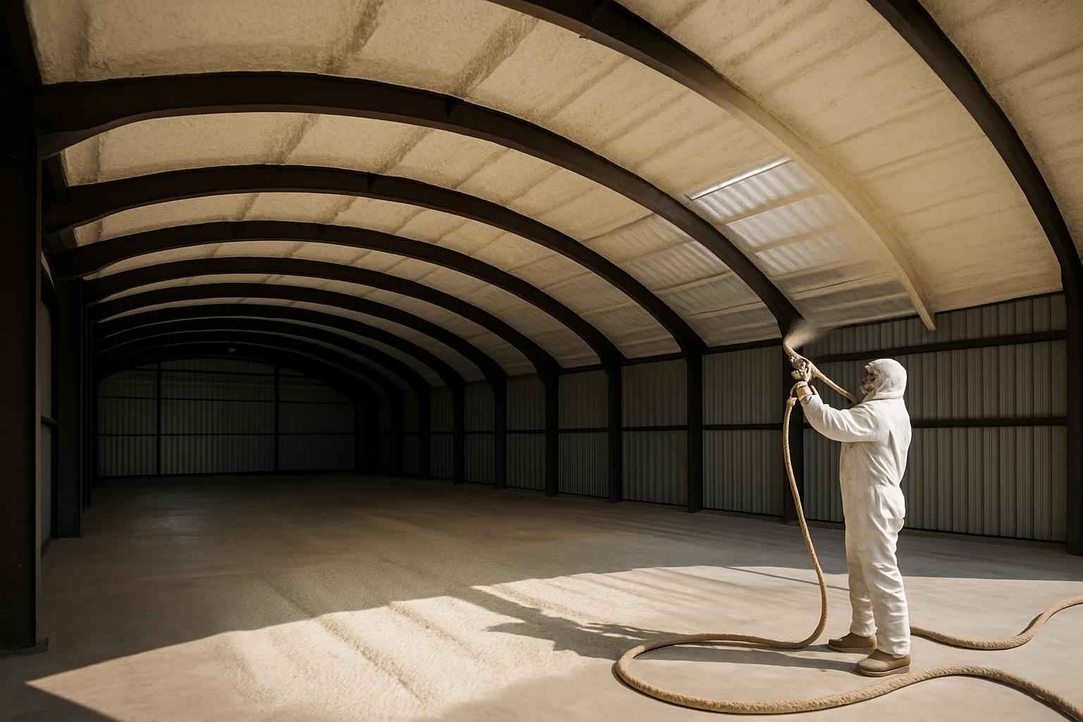 Warehouse Roof Foam Service in Ingram TX
