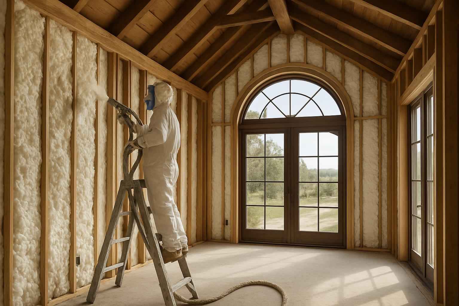 Whole Home Foam Installation in Blanco TX