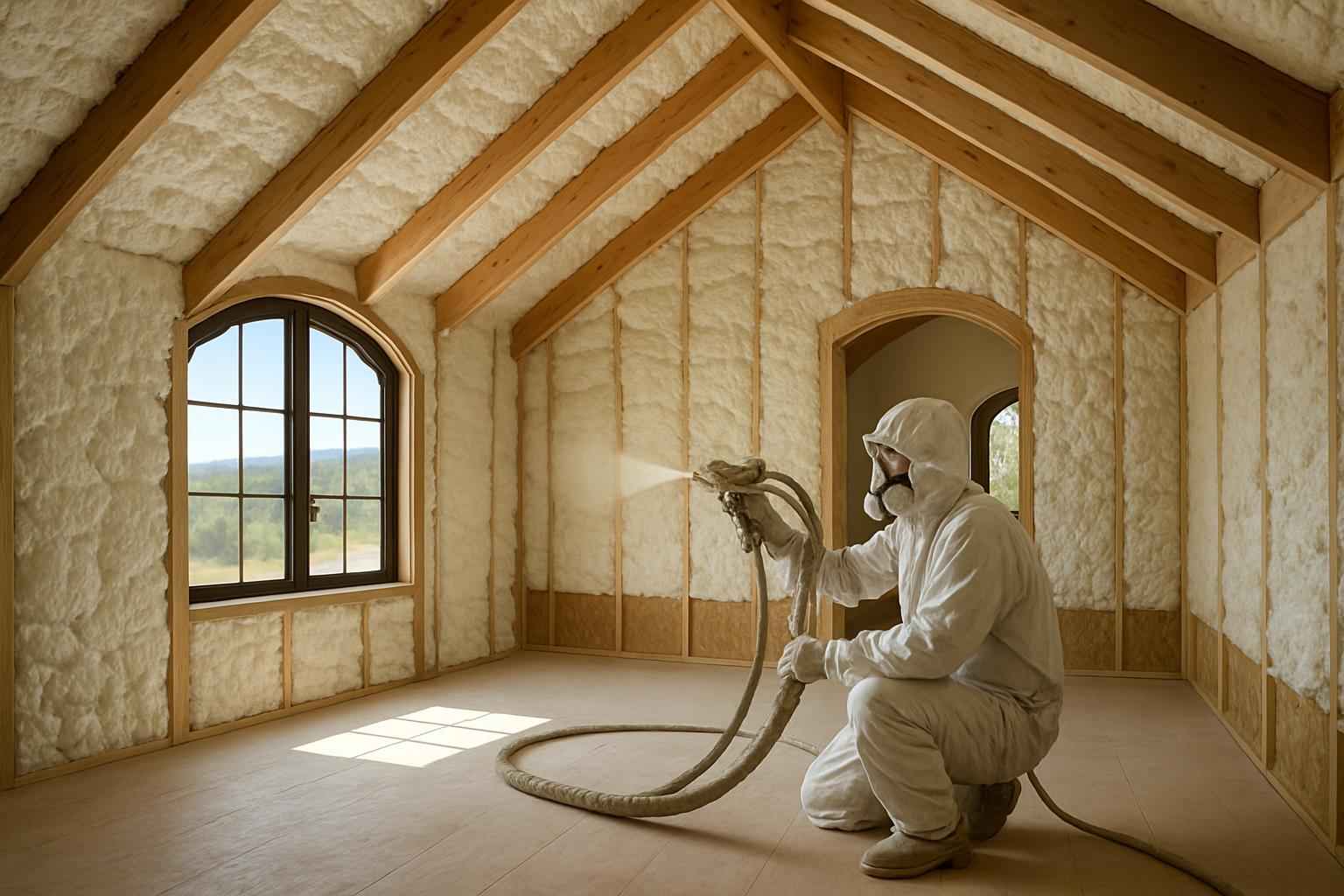 Whole Home Foam Installation in Ingram TX