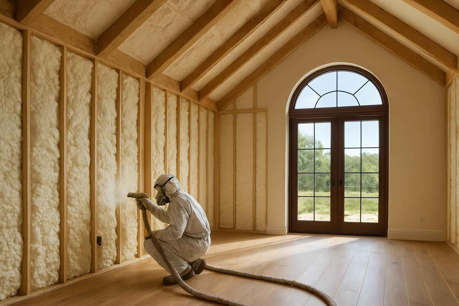 Whole Home Foam Installation in Sisterdale TX