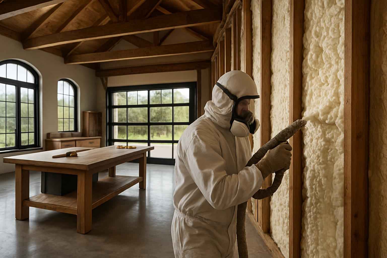 Workshop Insulation Company in Comfort TX