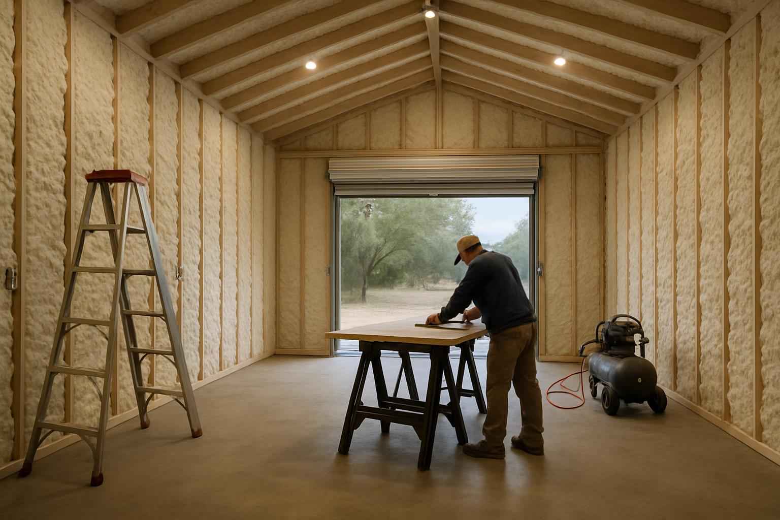 Workshop Insulation Company in Doss TX