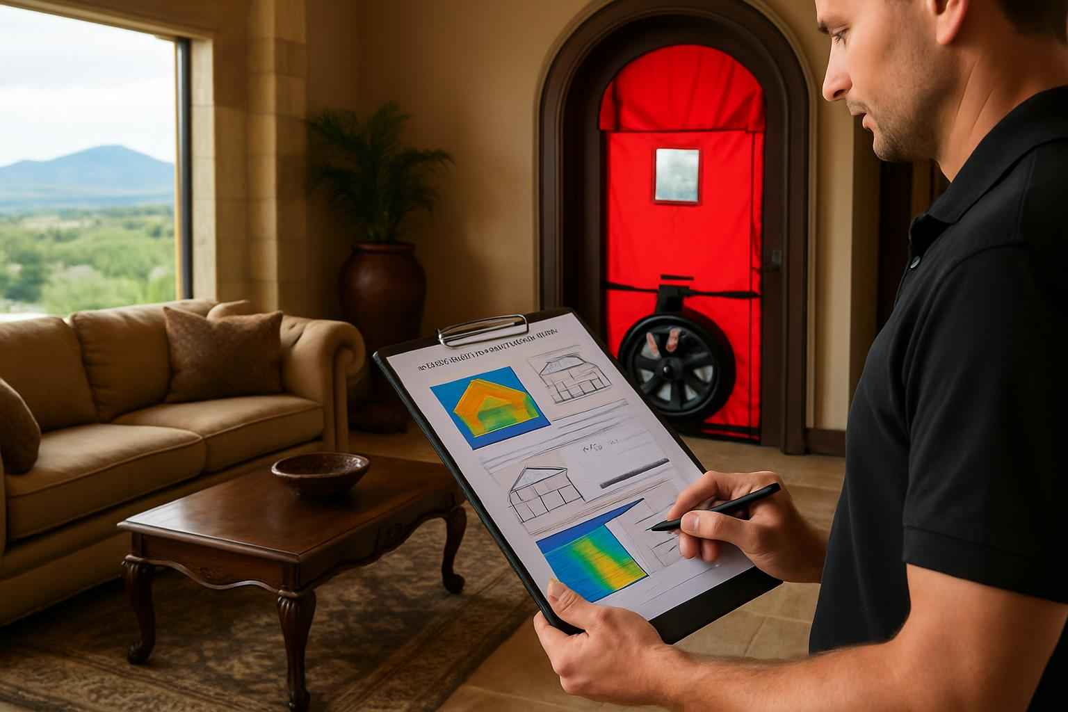 Air Leakage Report Service in Round Mountain TX