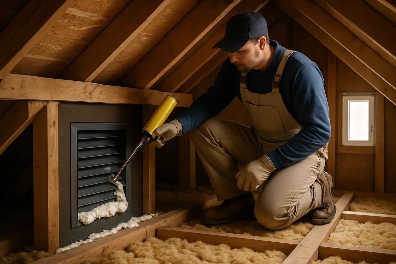 Attic Vent Sealing Service in Llano TX