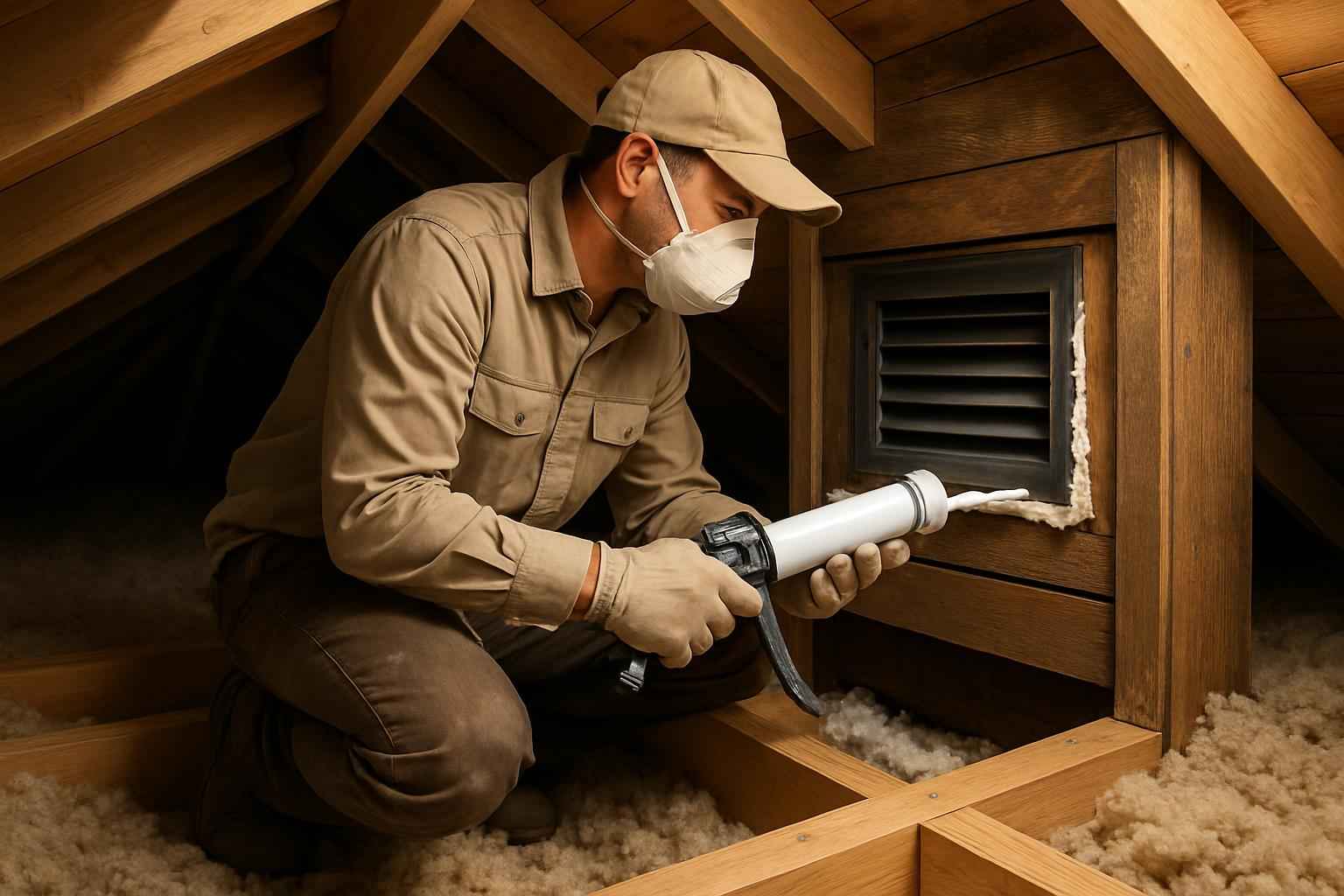 Attic Vent Sealing Service in Round Mountain TX