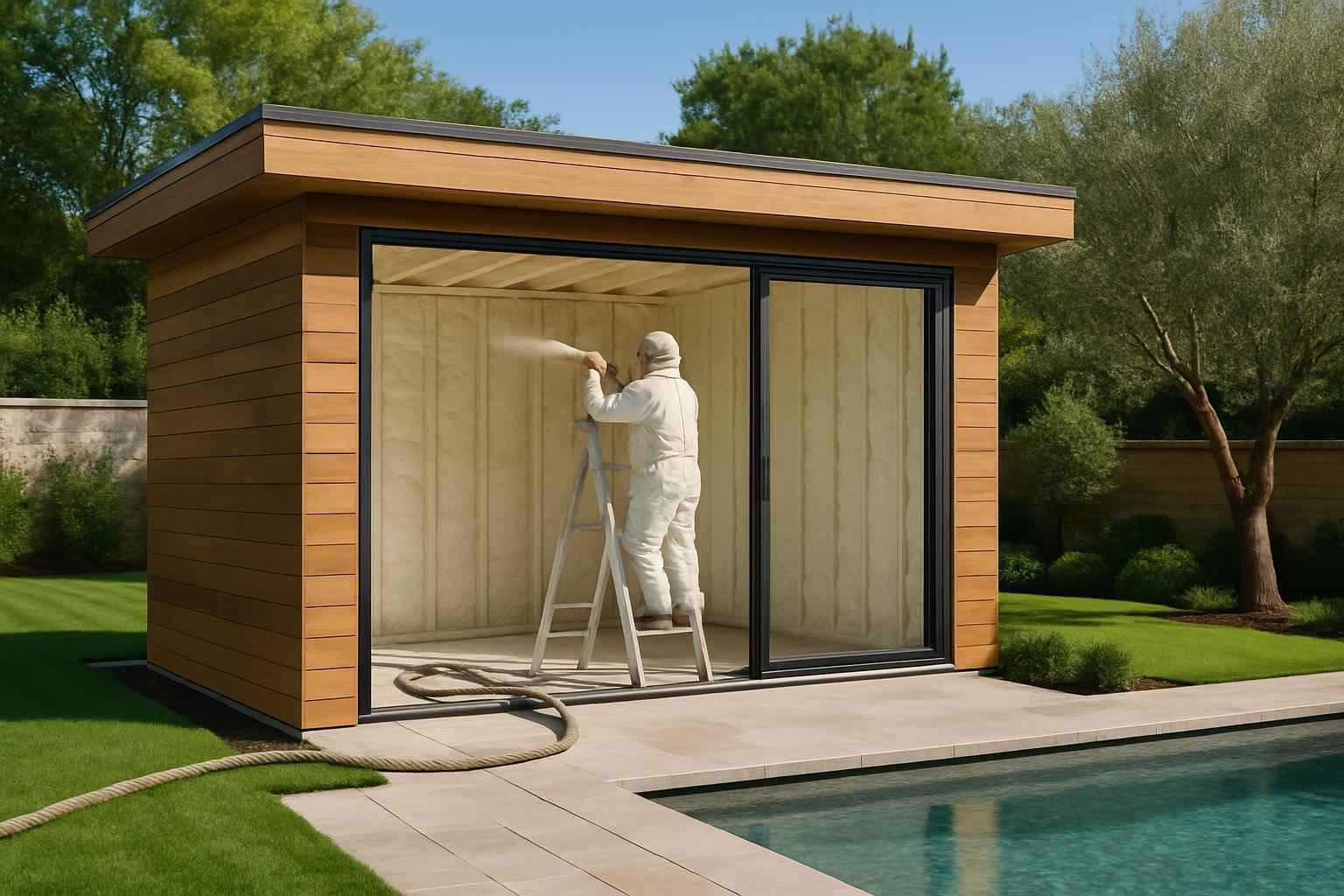 Backyard Office Foam Service in Horseshoe Bay TX