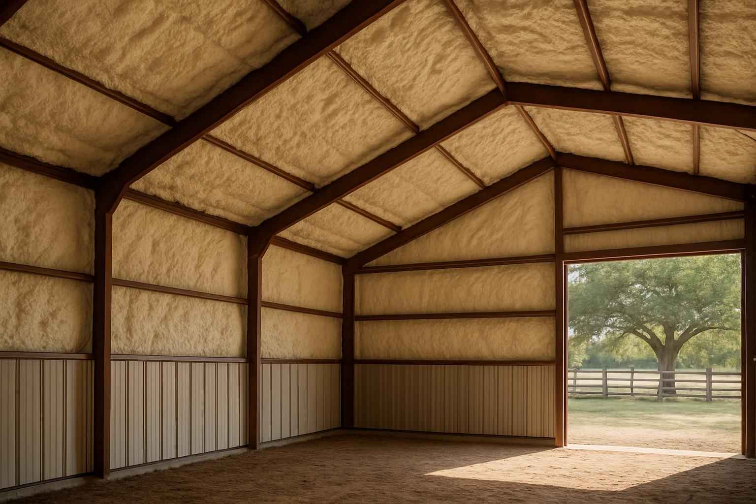 Barn Condensation Control Foam in Granite Shoals TX