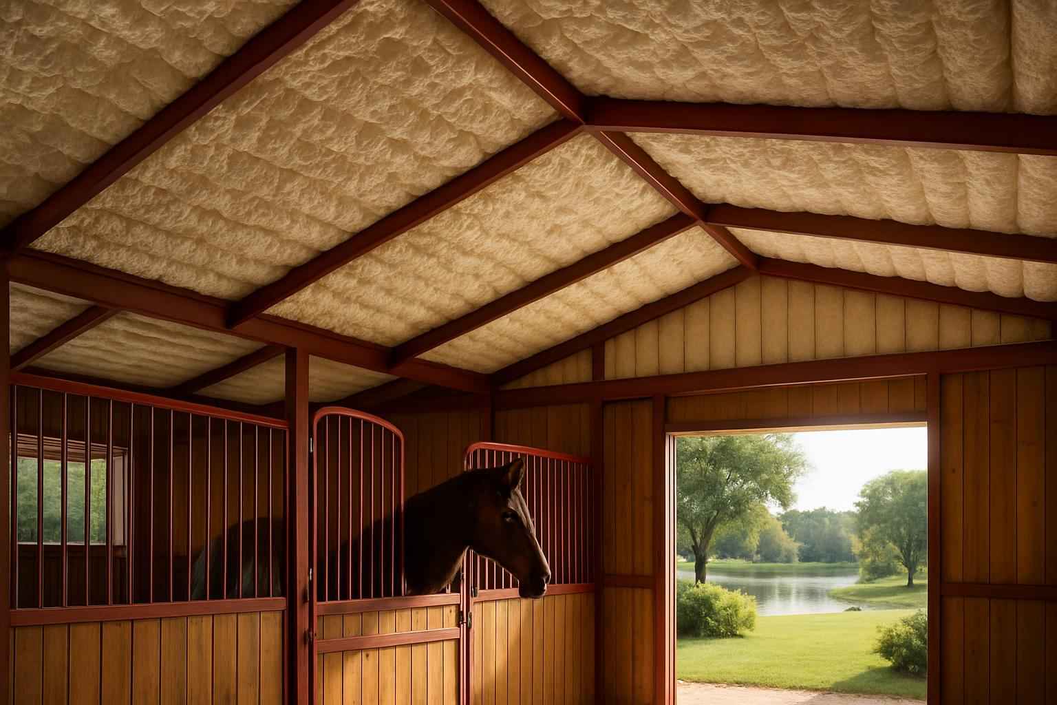 Barn Condensation Control Foam in Horseshoe Bay TX