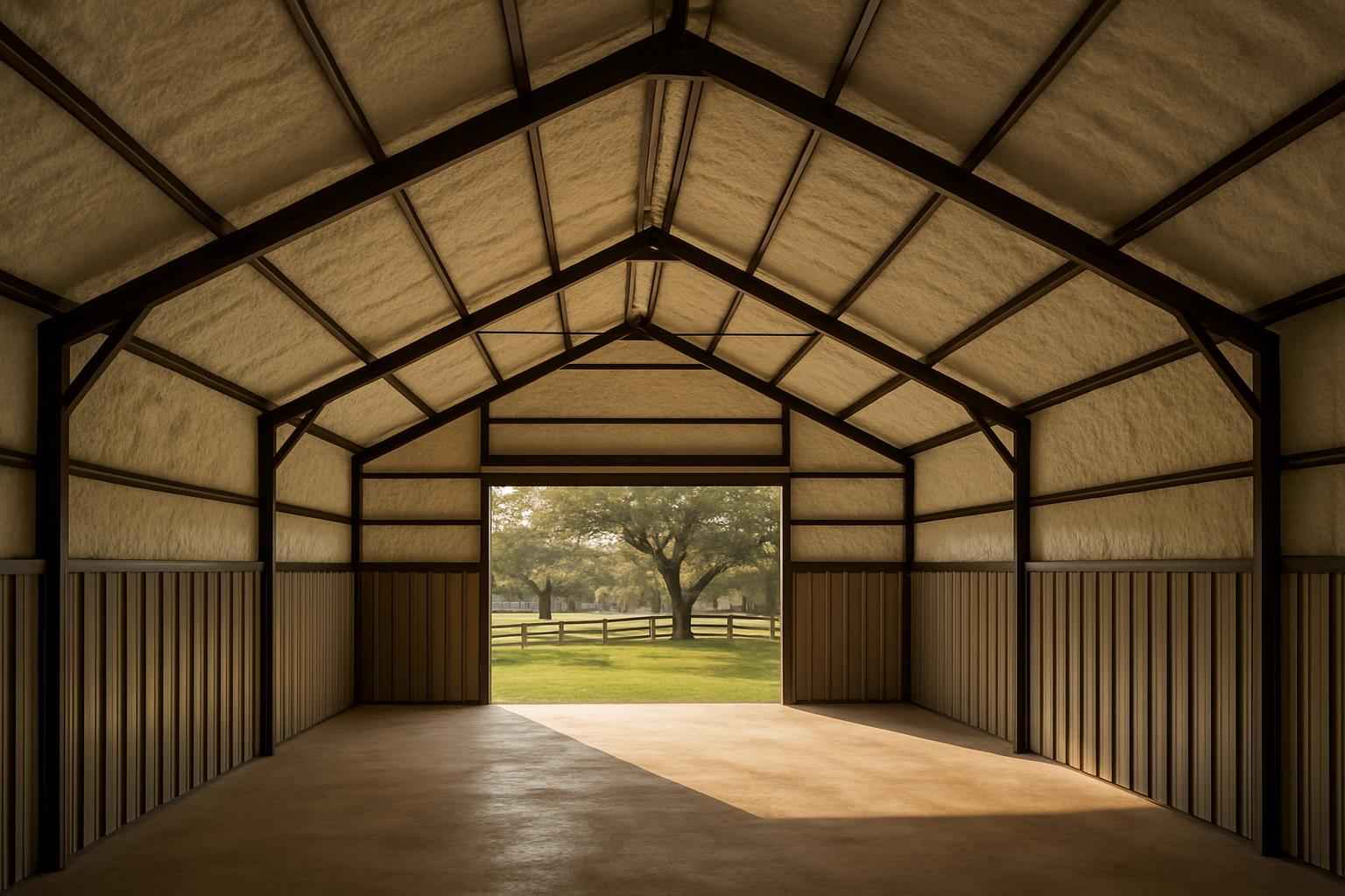 Barn Condensation Control Foam in Hunt TX