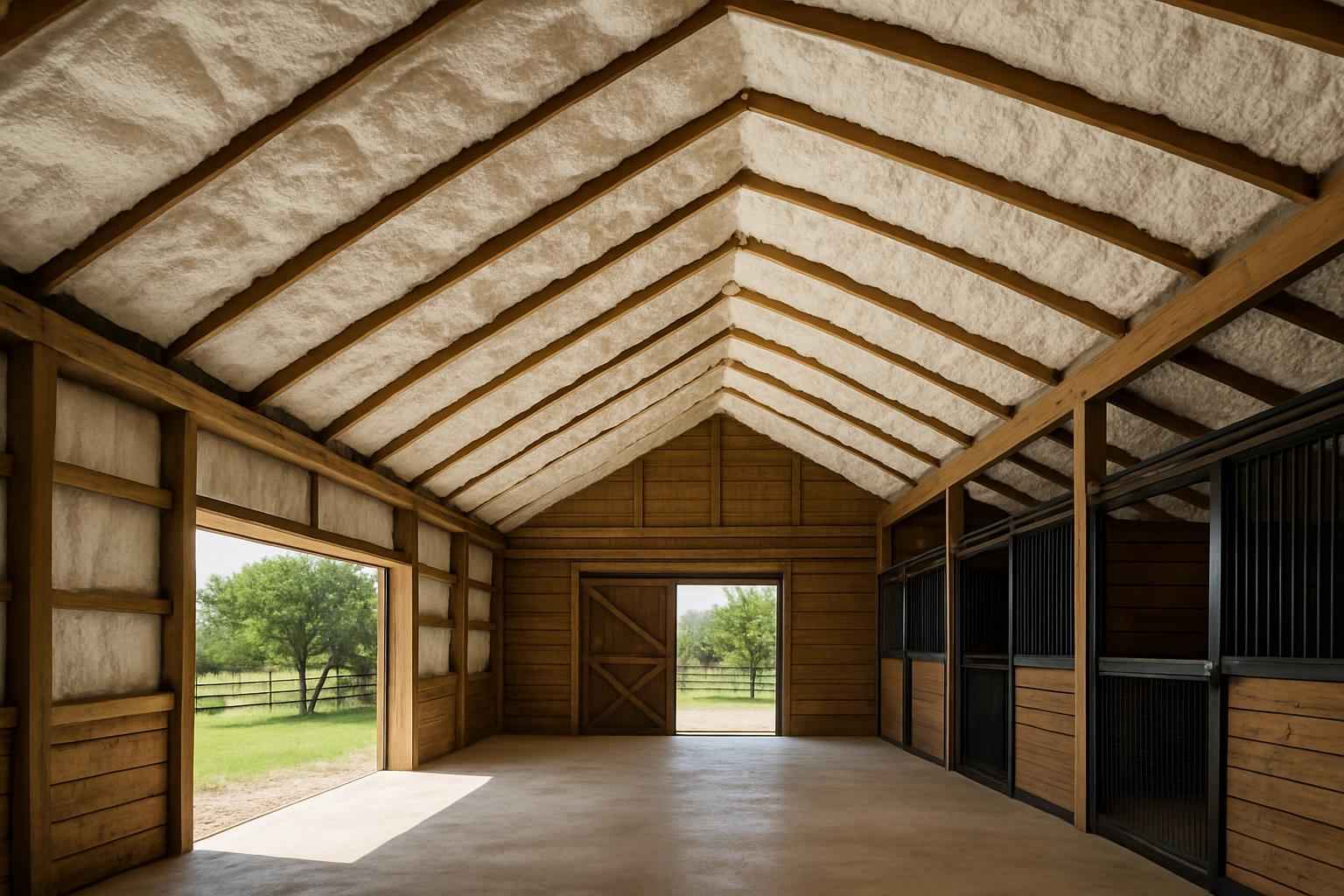 Barn Condensation Control Foam in Kendalia TX