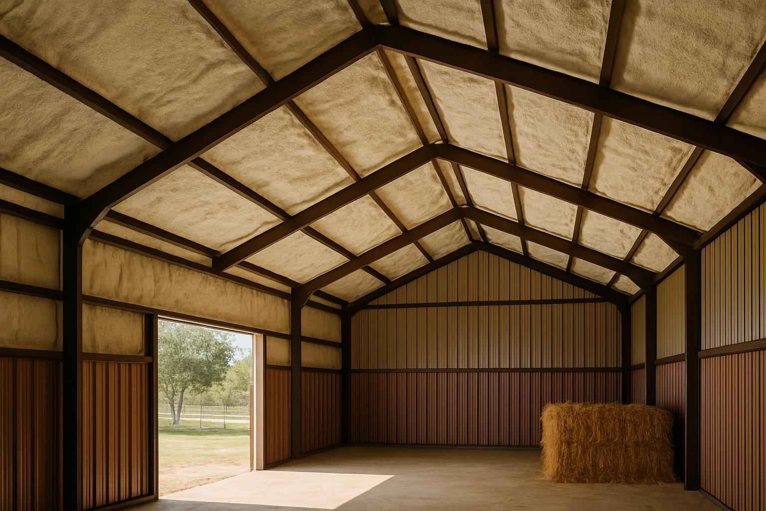 Barn Condensation Control Foam in Kingsland TX
