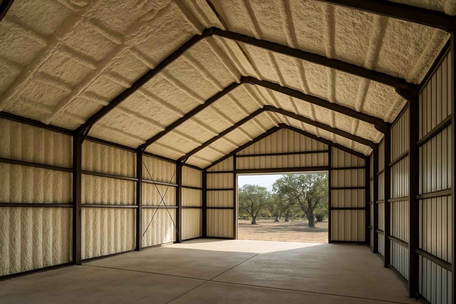 Barn Condensation Control Foam in Llano TX