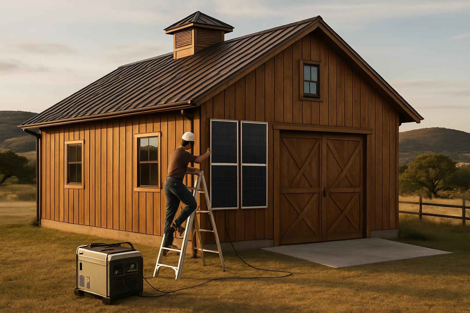 Barn Energy Upgrade Contractor in Round Mountain TX