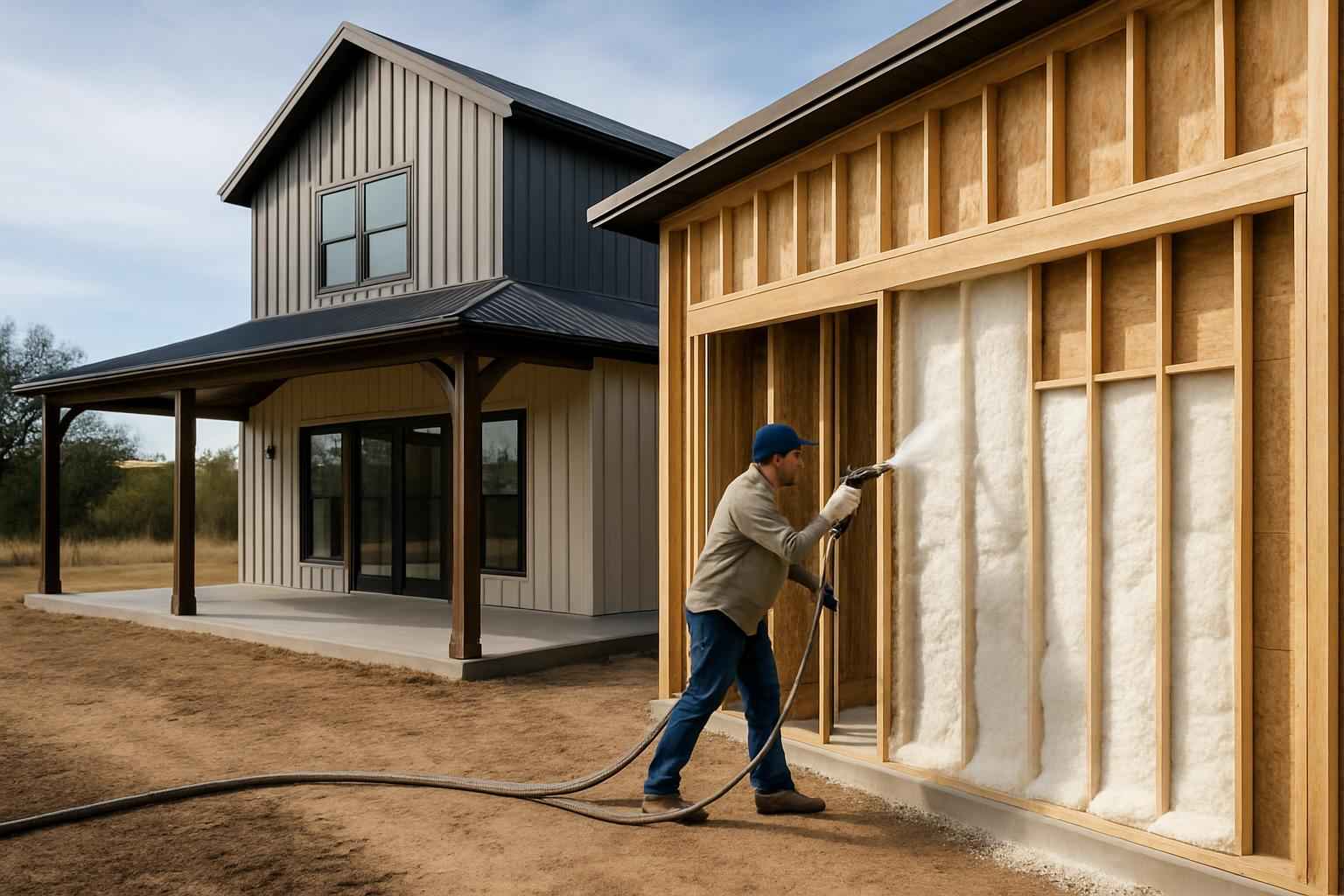 Barndominium Air Seal Service in Llano TX