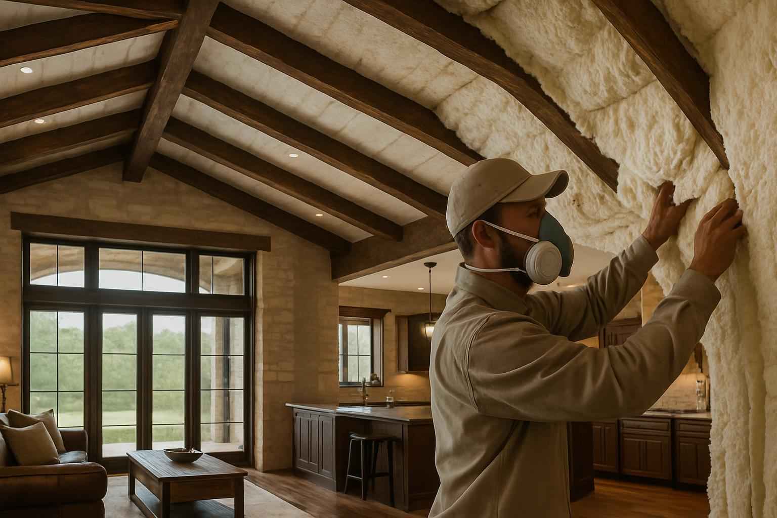 Barndominium Insulation Repair in Hunt TX