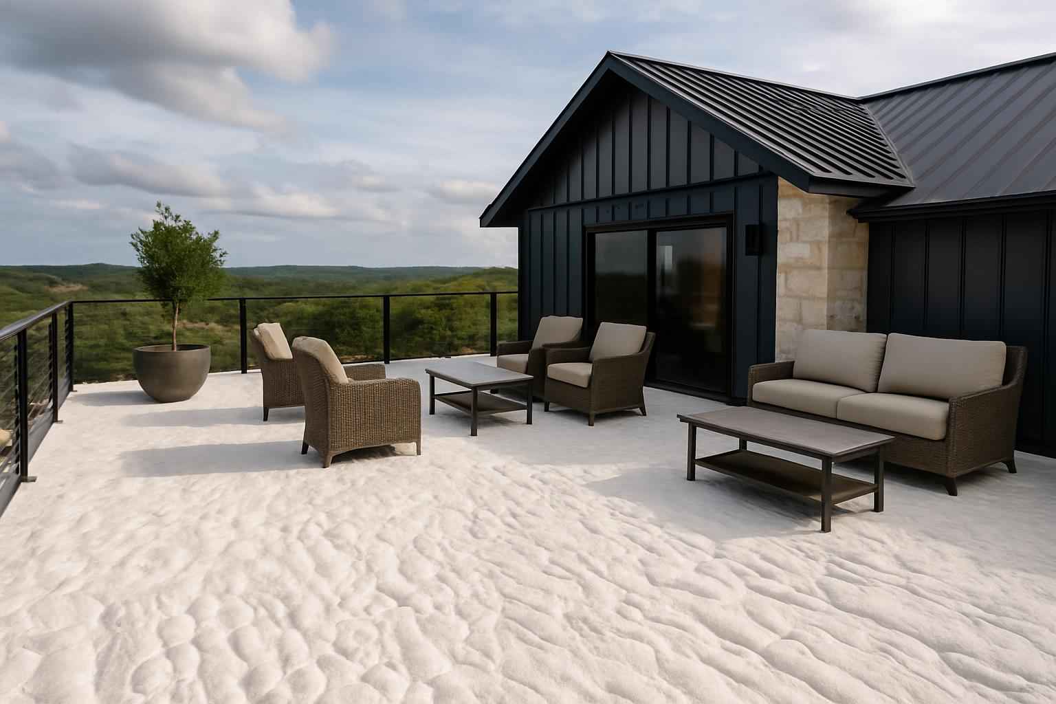 Barndominium Roof Deck Foam in Boerne TX