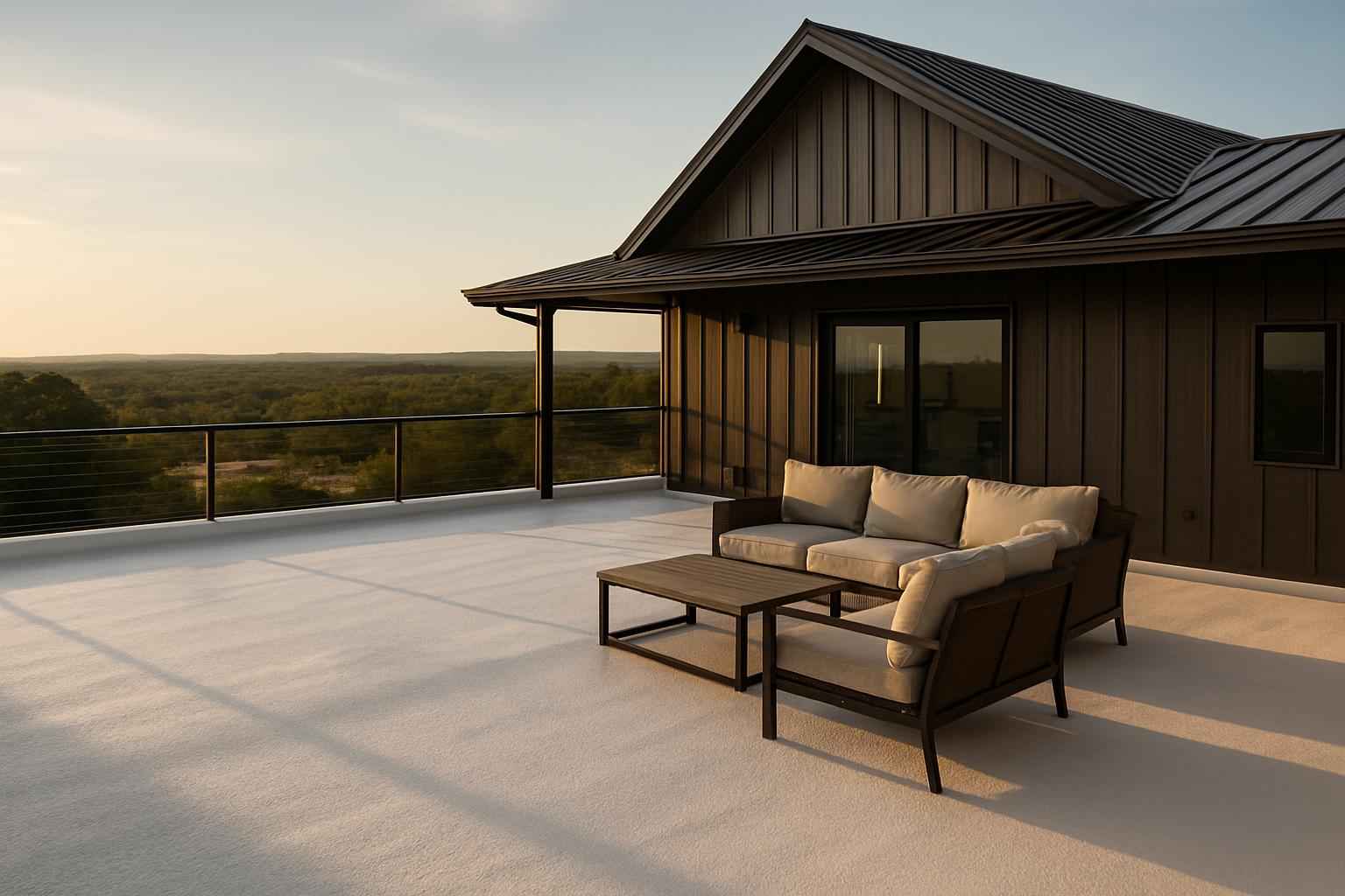 Barndominium Roof Deck Foam in Llano TX