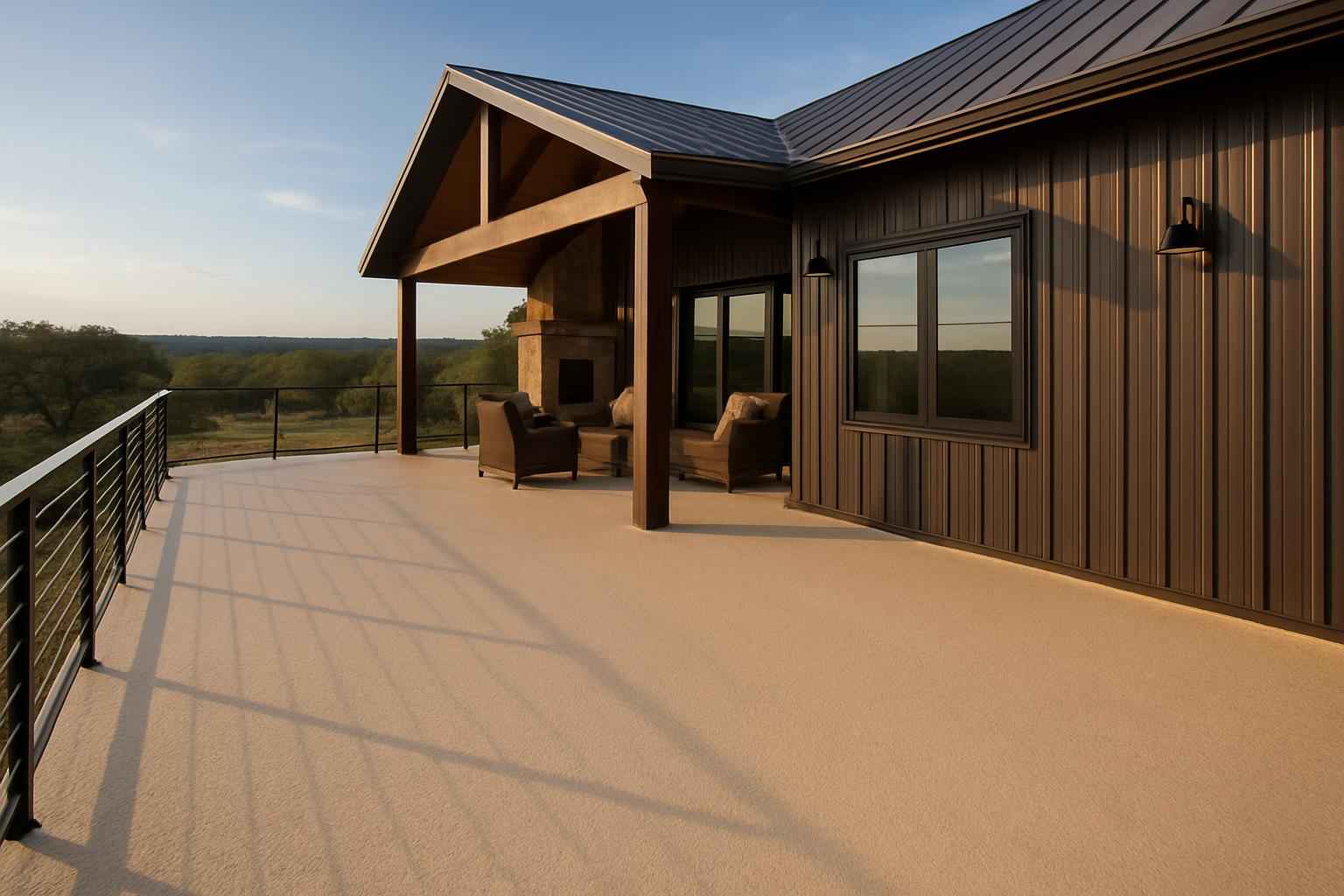 Barndominium Roof Deck Foam in Mountain Home TX