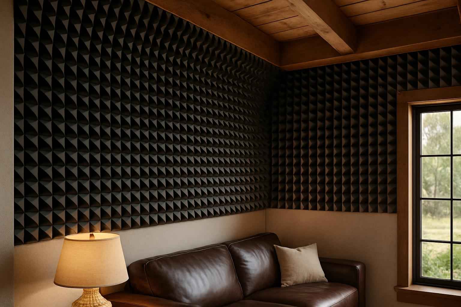 Barndominium Sound Control Foam in Hunt TX