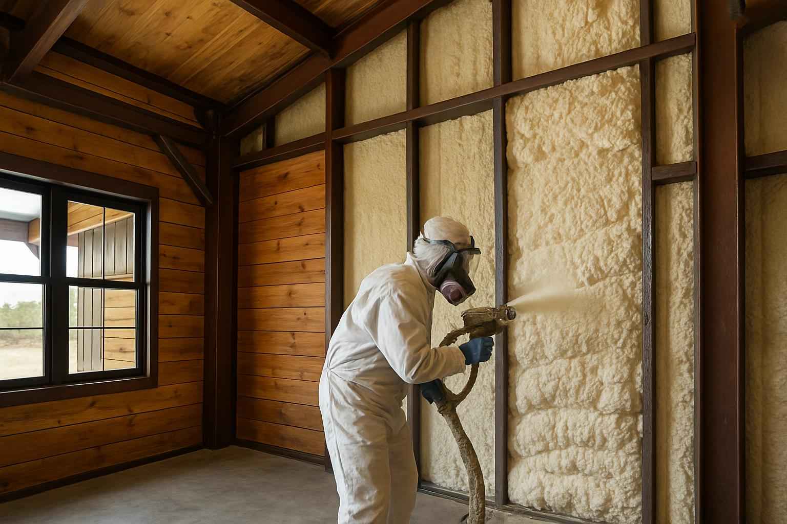 Barndominium Wall Insulation Service in Kingsland TX