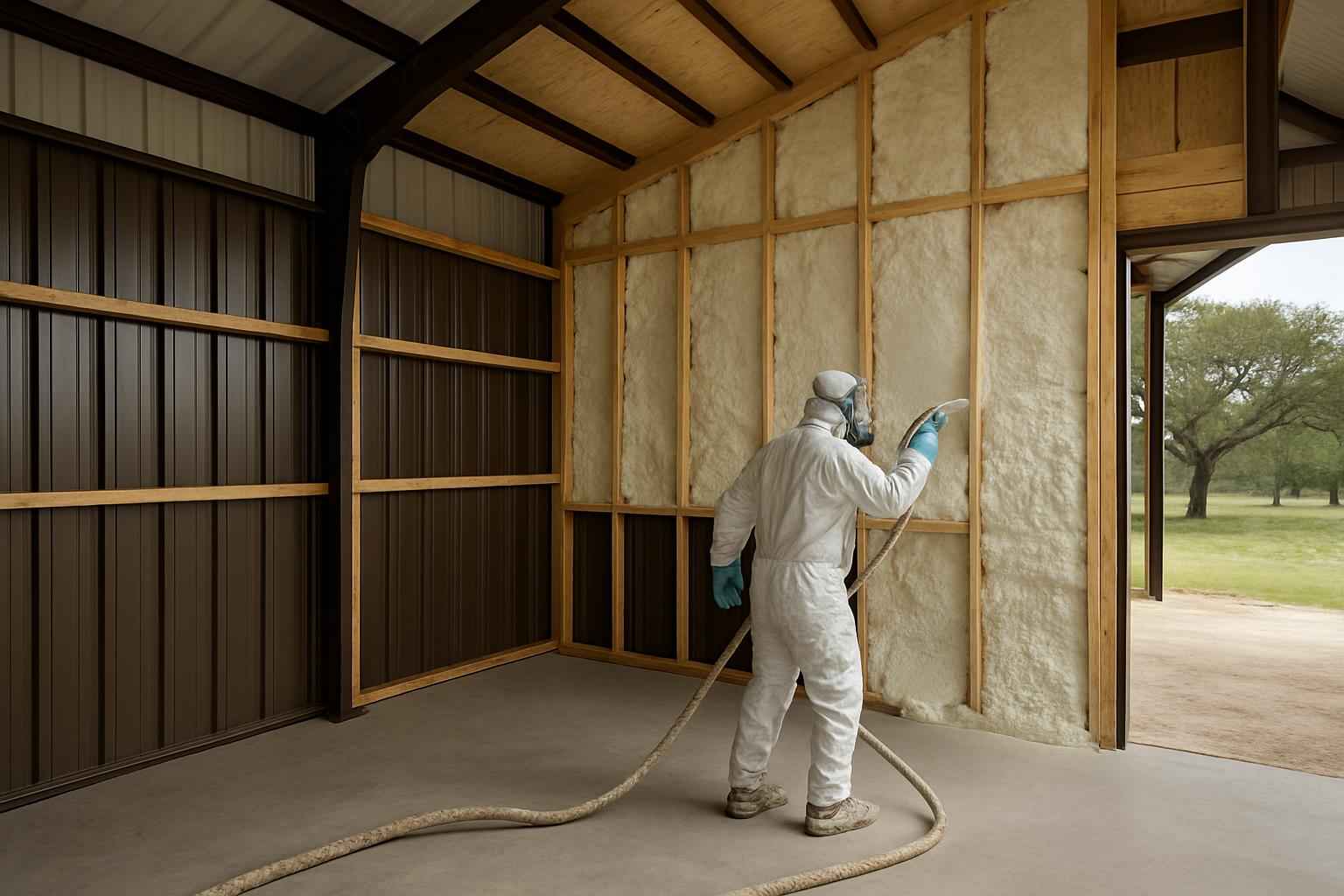 Barndominium Wall Insulation Service in Mountain Home TX