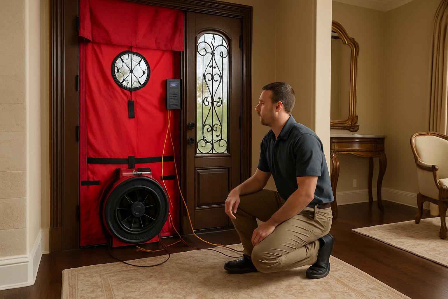 Blower Door Leak Seal Service in Kendalia TX
