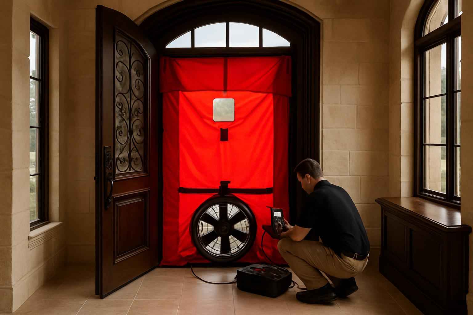 Blower Door Leak Seal Service in Kingsland TX