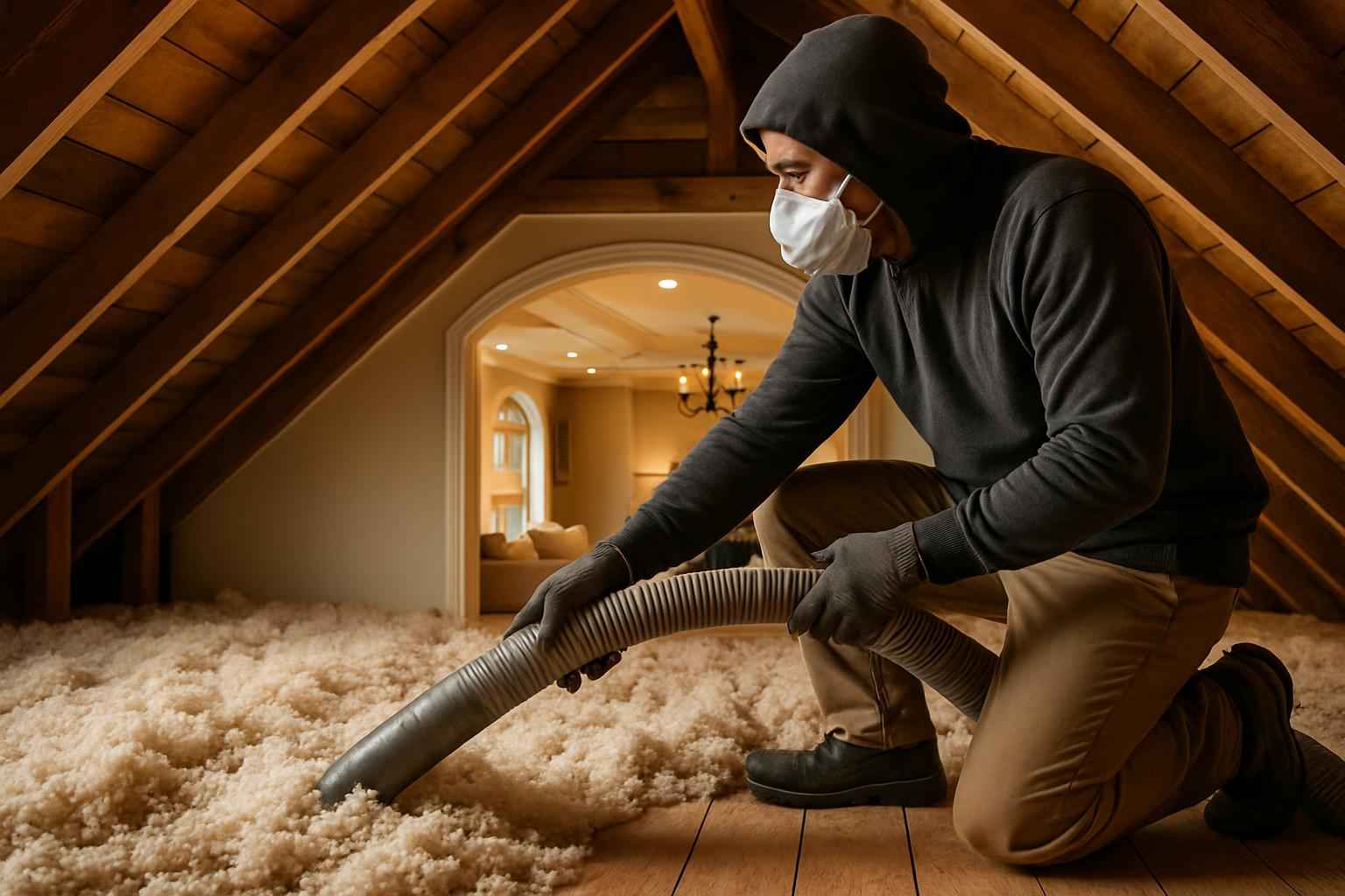Blown Insulation Removal in Kingsland TX
